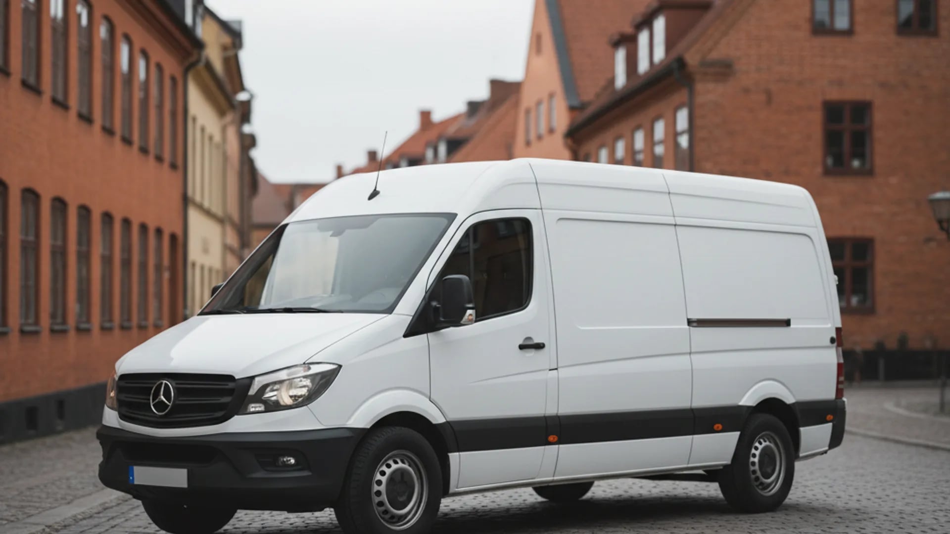 Begagnade transportbilar i Lund — lokal bild från Skåne