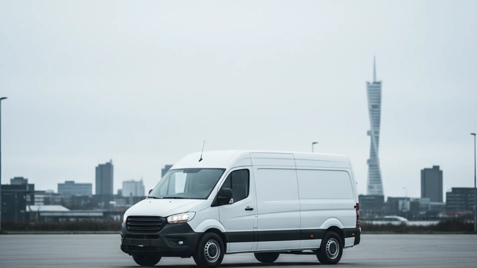 Begagnade transportbilar i Malmö — lokal bild från Skåne
