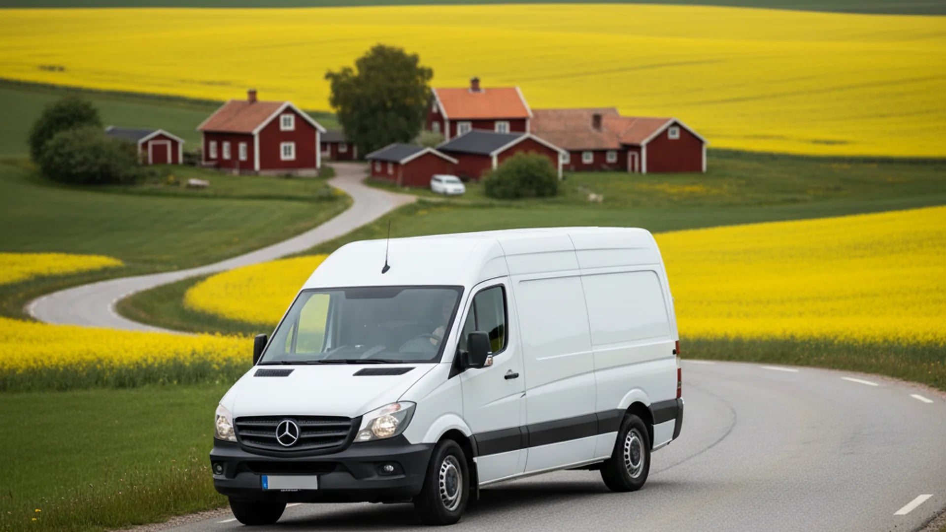 Begagnade transportbilar i Tomelilla — lokal bild från Skåne
