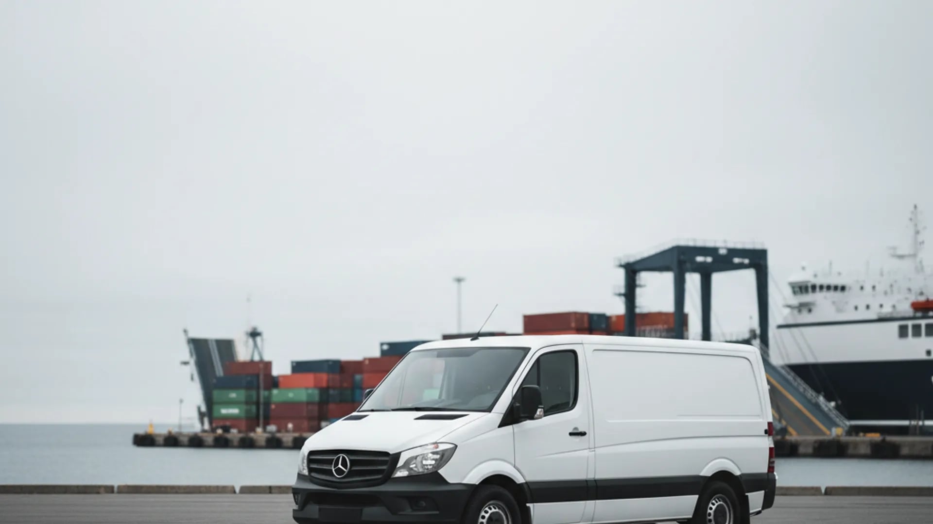 Begagnade transportbilar i Trelleborg — lokal bild från Skåne